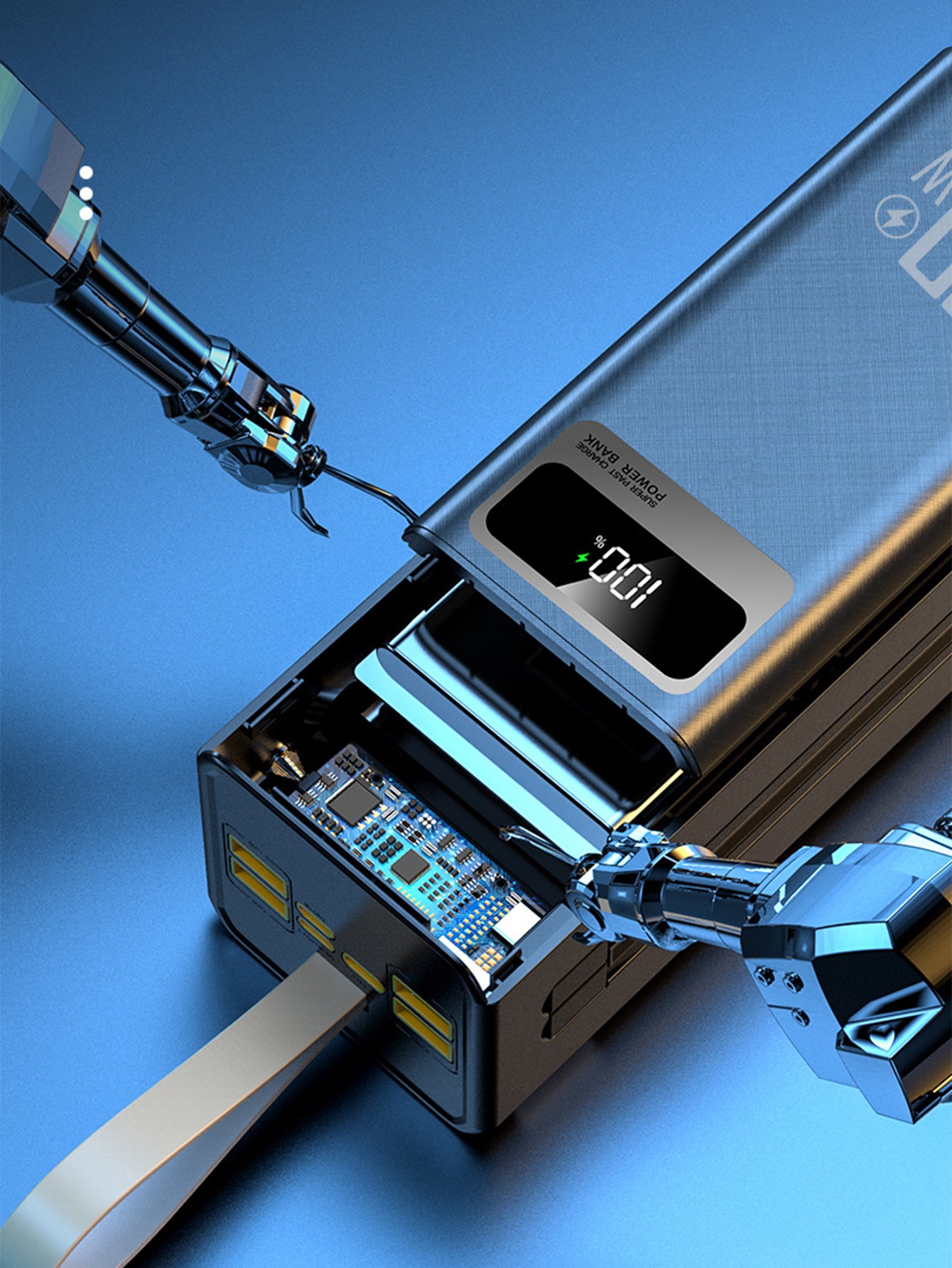 100000mAh Large Capacity Mobile Power Bank