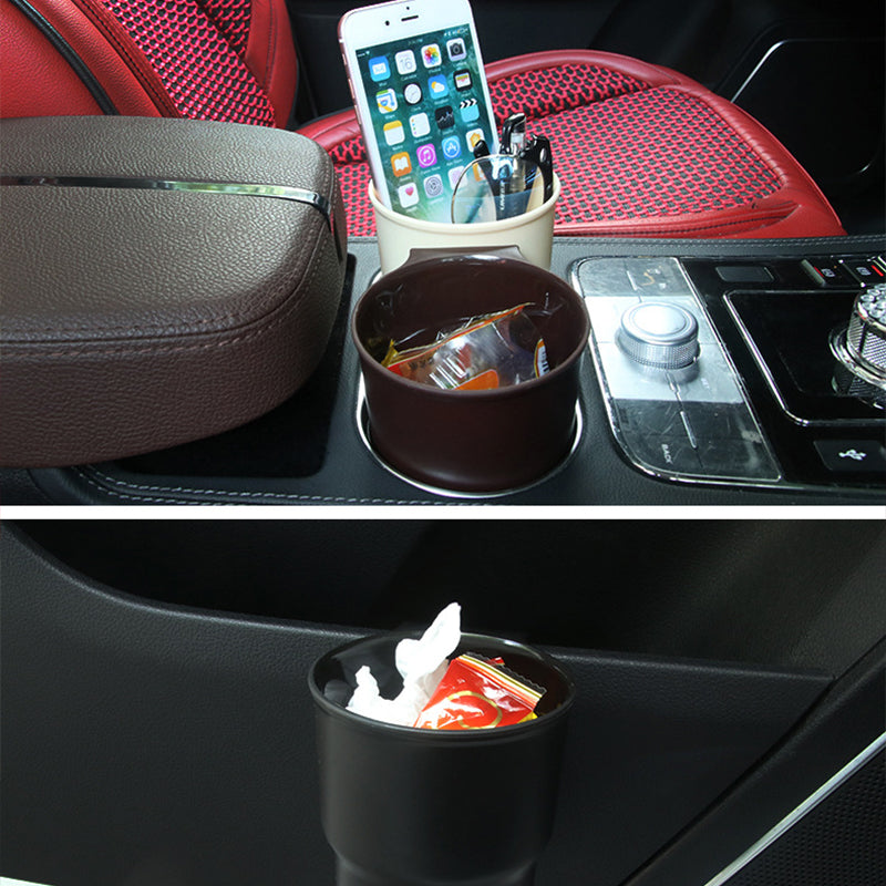 Multifunctional car storage bucket