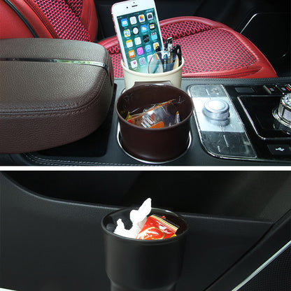 Multifunctional car storage bucket