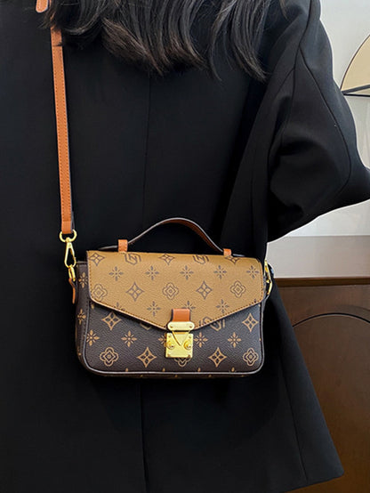 Floral Print Shoulder Bag - Versatile Crossbody Tote with Premium Finish - 3 Colours