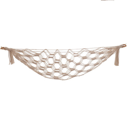 Hand-woven toy net bag
