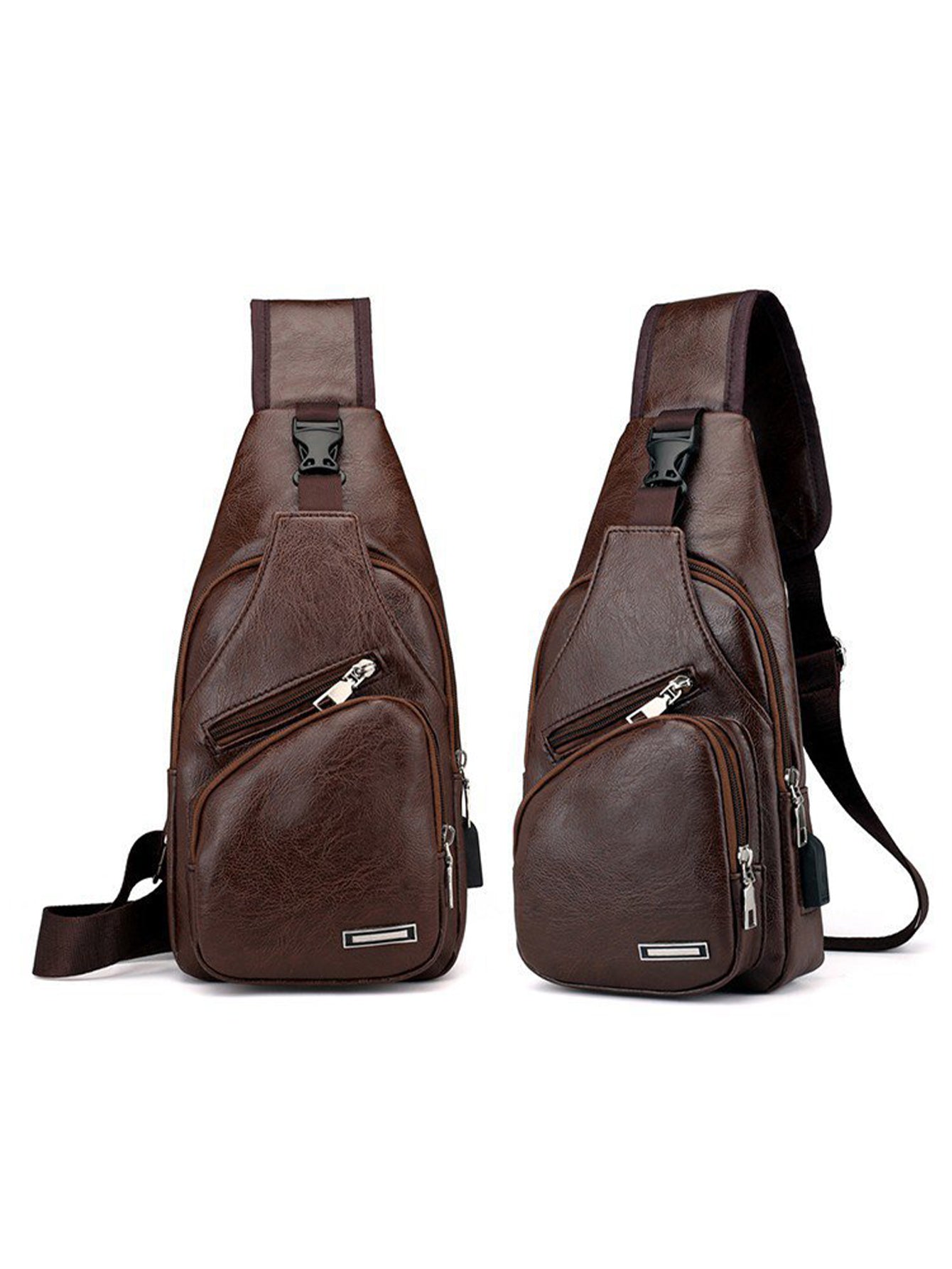 USB Charging Multifunctional Leisure Chest Bag