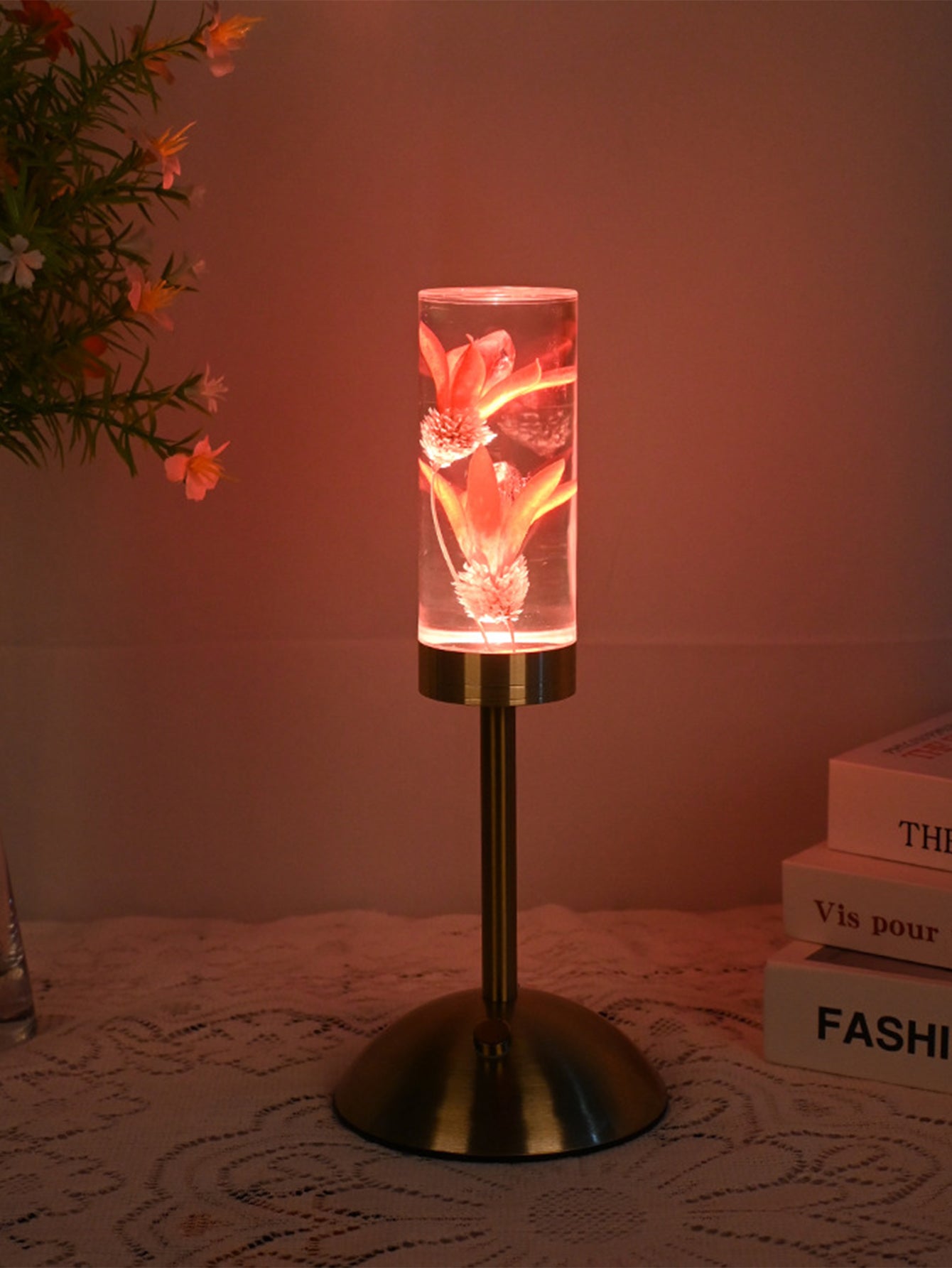 New Eternal Flower Acrylic Desk Lamp