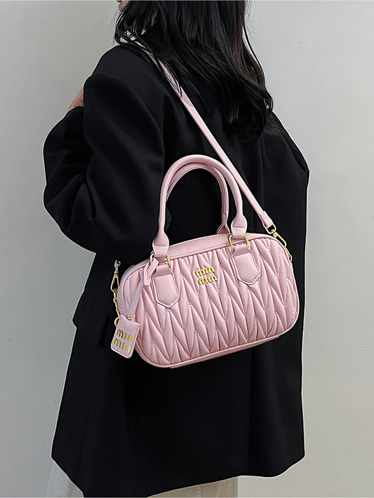 Chic Bowling Bag: Modern Elegance with Urban Minimalism - 6 Colours