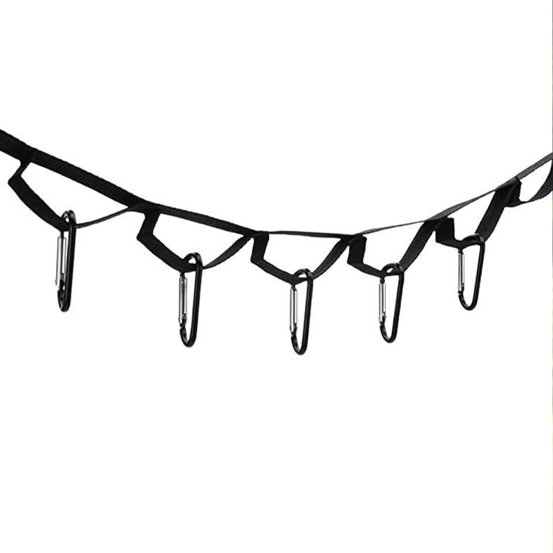 Outdoor portable clothesline