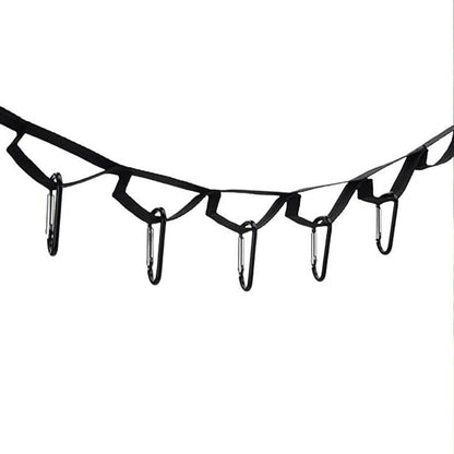Outdoor portable clothesline