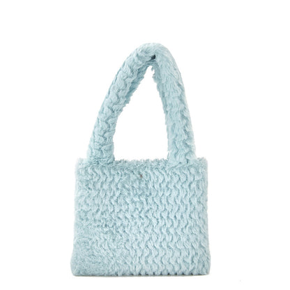 Plush handbag