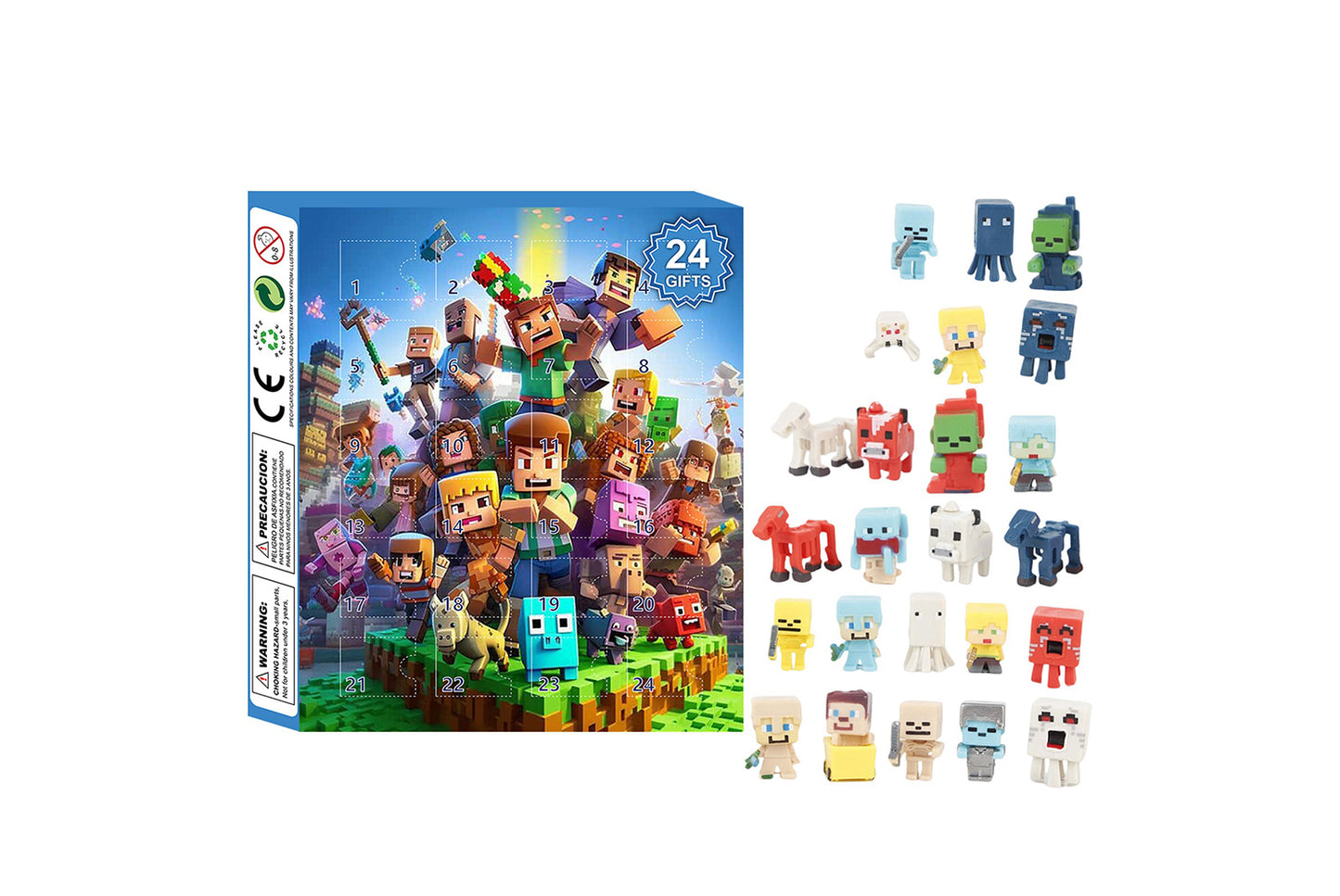 Minecraft building block countdown surprise blind box