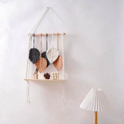 Cotton rope woven tapestry