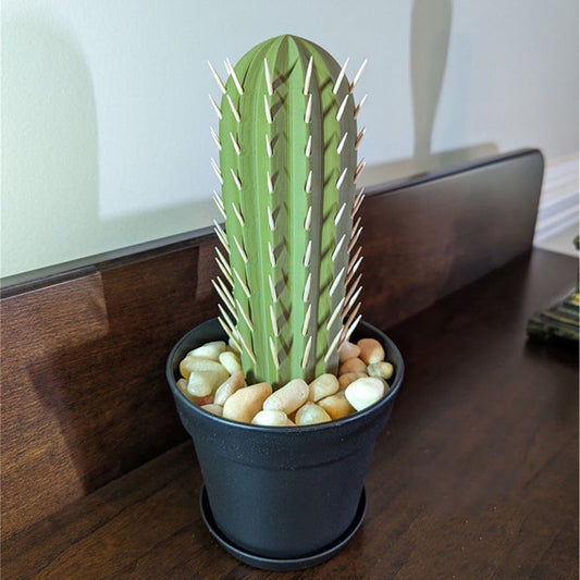 Cactus simulation potted plant toothpick box