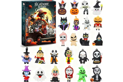 **Halloween Ghost Calendar Blind Box 24-Piece Set**