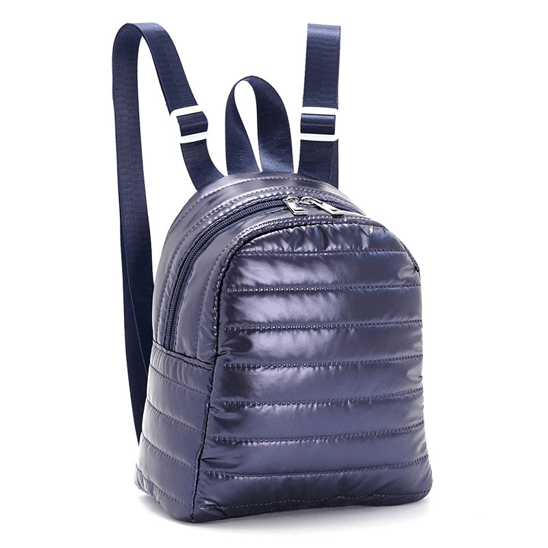 Fashionable shiny backpack