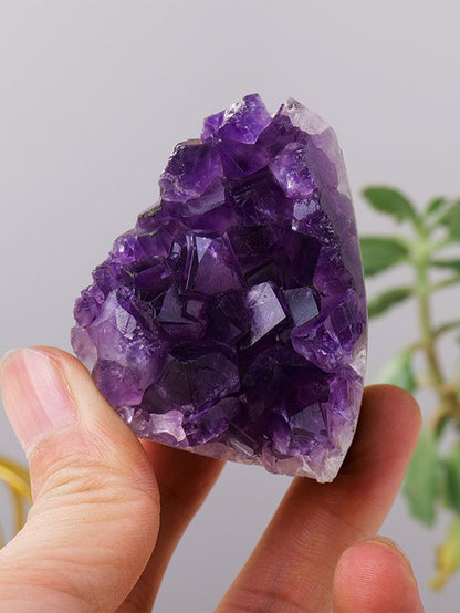 Natural Uruguayan Amethyst Cluster Ornaments