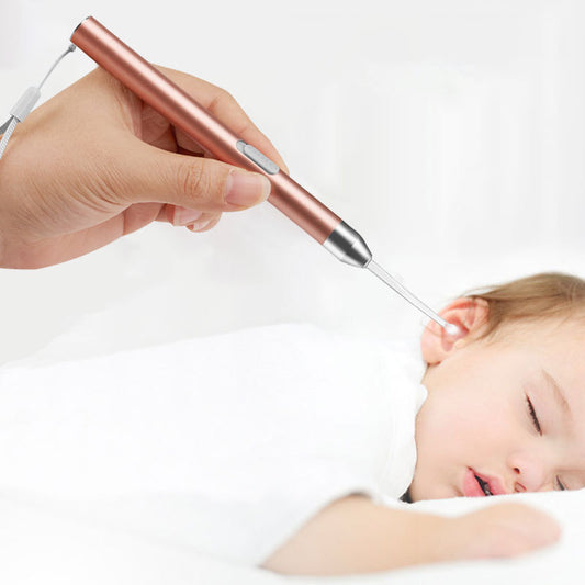 USB rechargeable light-emitting ear spoon