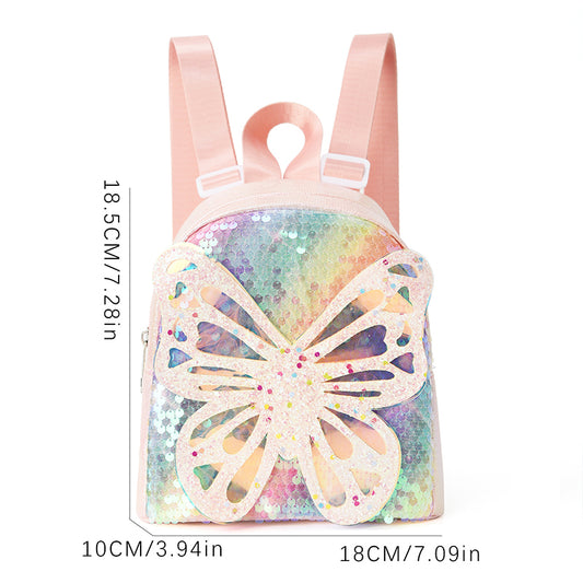Sequined backpack