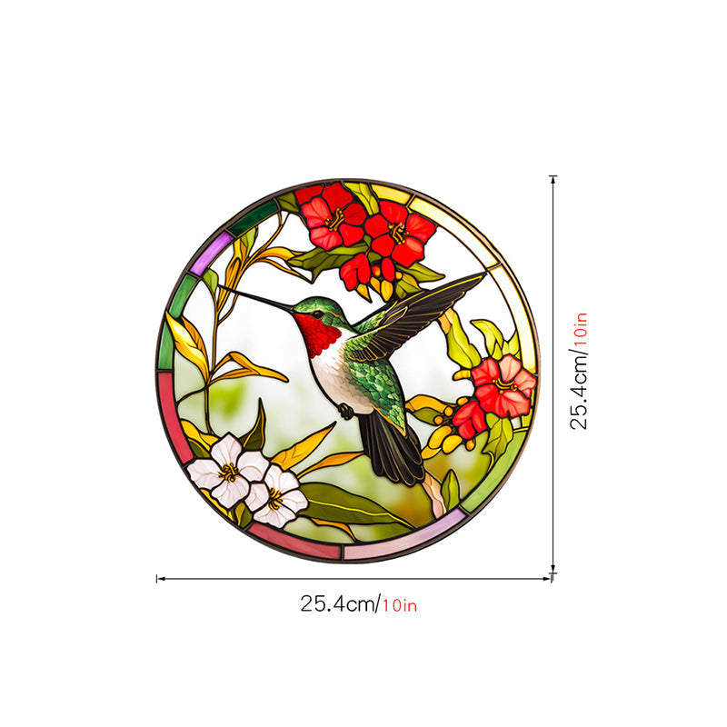 Bird strike warning stickers Colored static glass stickers