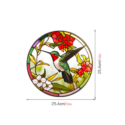 Bird strike warning stickers Colored static glass stickers