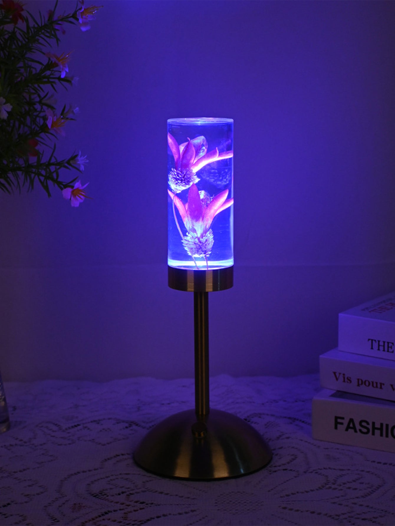 New Eternal Flower Acrylic Desk Lamp