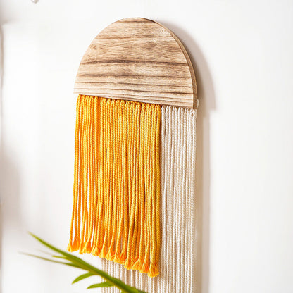 Simple tassel tapestry