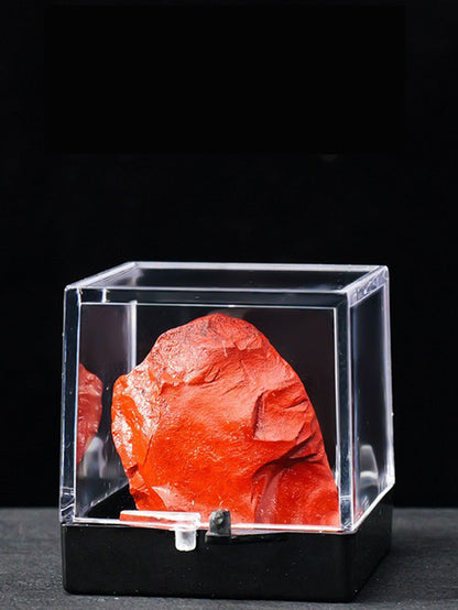 Natural crystal ore specimen collection box
