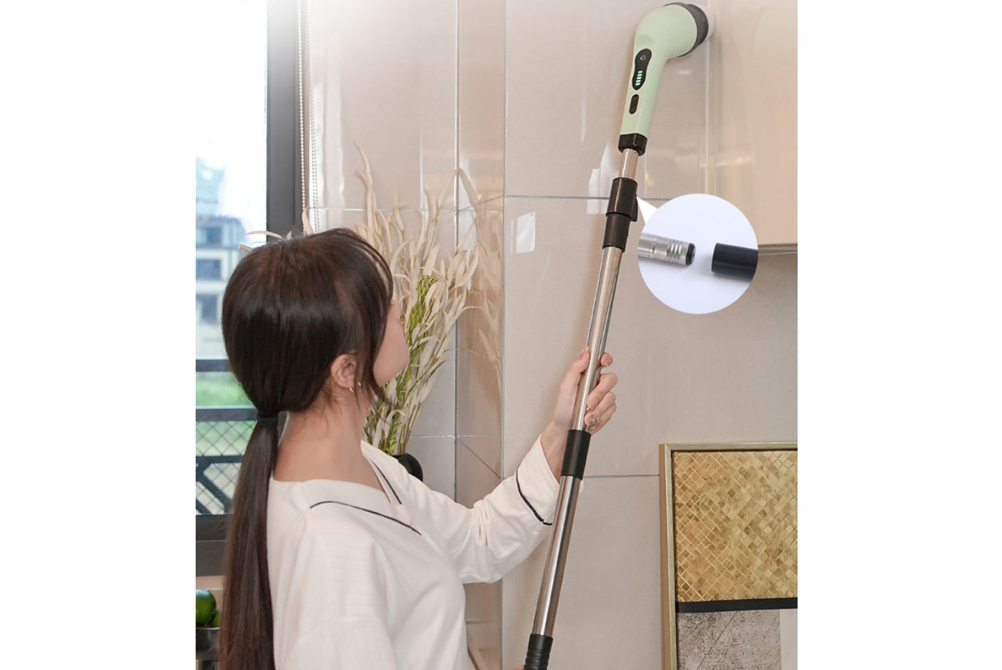 Waterproof Cordless Electric Cleaning Brush