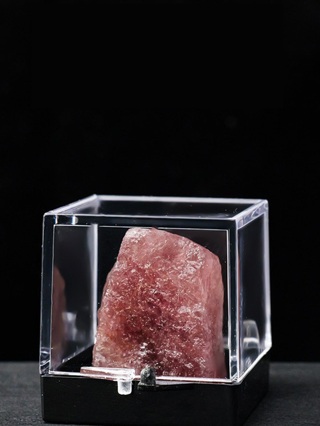 Natural crystal ore specimen collection box