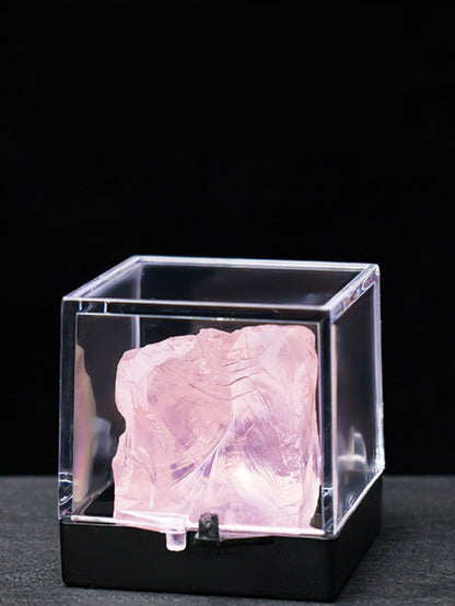 Natural crystal ore specimen collection box