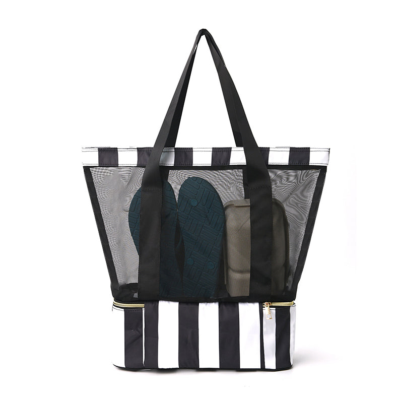 Double-layer large-capacity beach bag