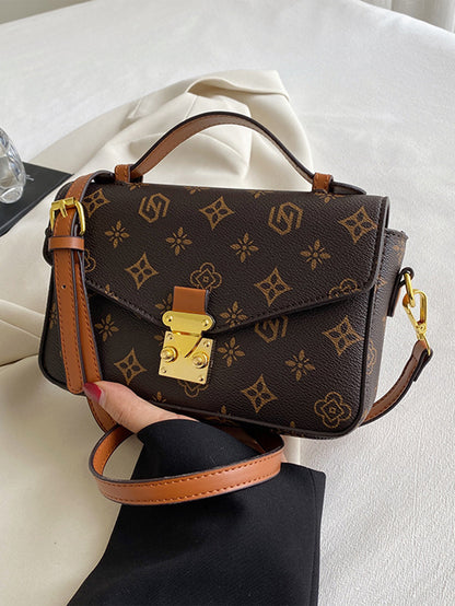 Floral Print Shoulder Bag - Versatile Crossbody Tote with Premium Finish - 3 Colours