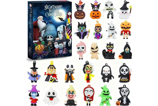**Halloween Ghost Calendar Blind Box 24-Piece Set**