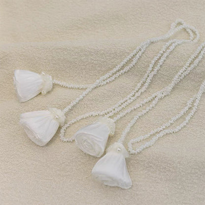 rice bead gauze curtain tie