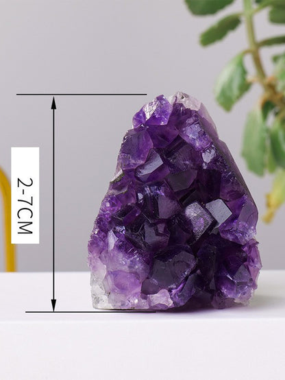 Natural Uruguayan Amethyst Cluster Ornaments