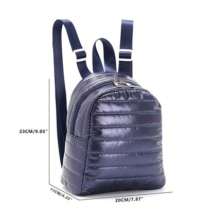 Fashionable shiny backpack