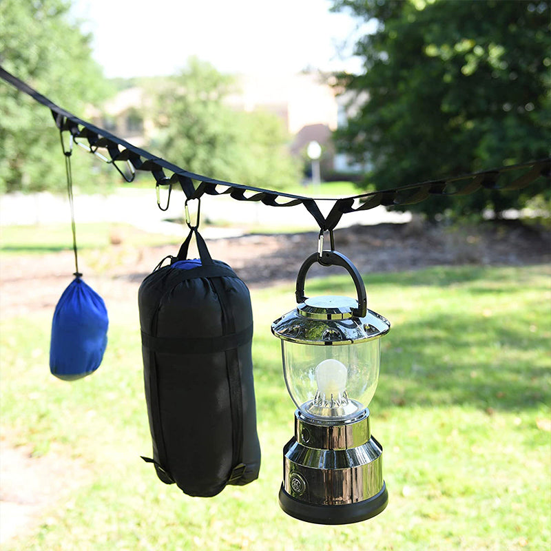 Outdoor portable clothesline