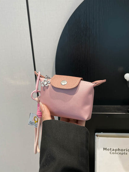 Casual contrast color mini handbag