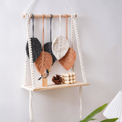 Cotton rope woven tapestry