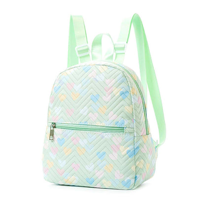 Printed nylon backpack