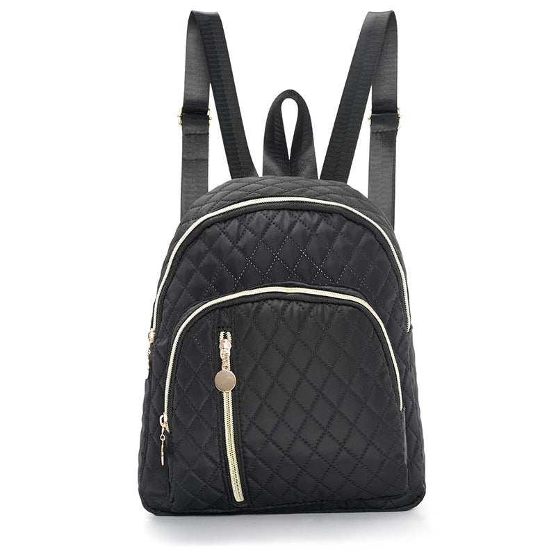 Minimalist commuter quilted backpack