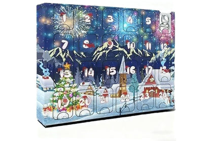**Luban Lock Christmas Advent Calendar Educational Blind Box Set (24 Pieces)**