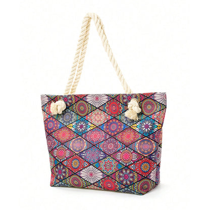 Geometric large capacity handbag