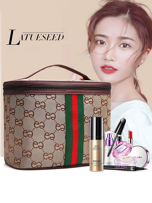 Stylish Large-Capacity PU Cosmetic Bag- 5 Colours