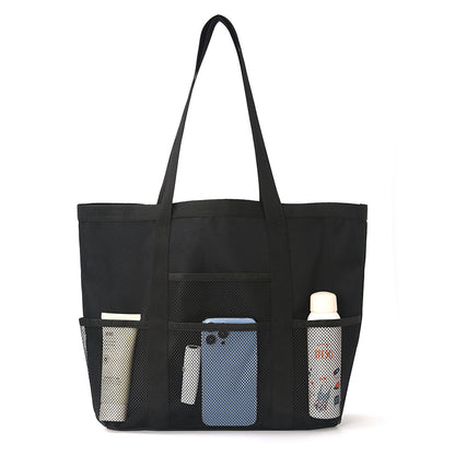 Foldable mesh beach bag