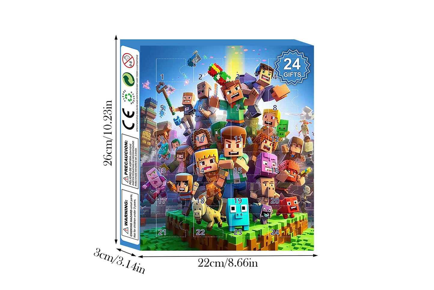 Minecraft building block countdown surprise blind box