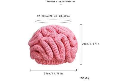 **Funny Brain Flower Knitted Hat (Autumn/Winter Warm Wool Hat)**