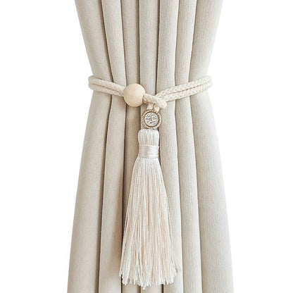 Log Magnetic Buckle Tassel Tie Cord