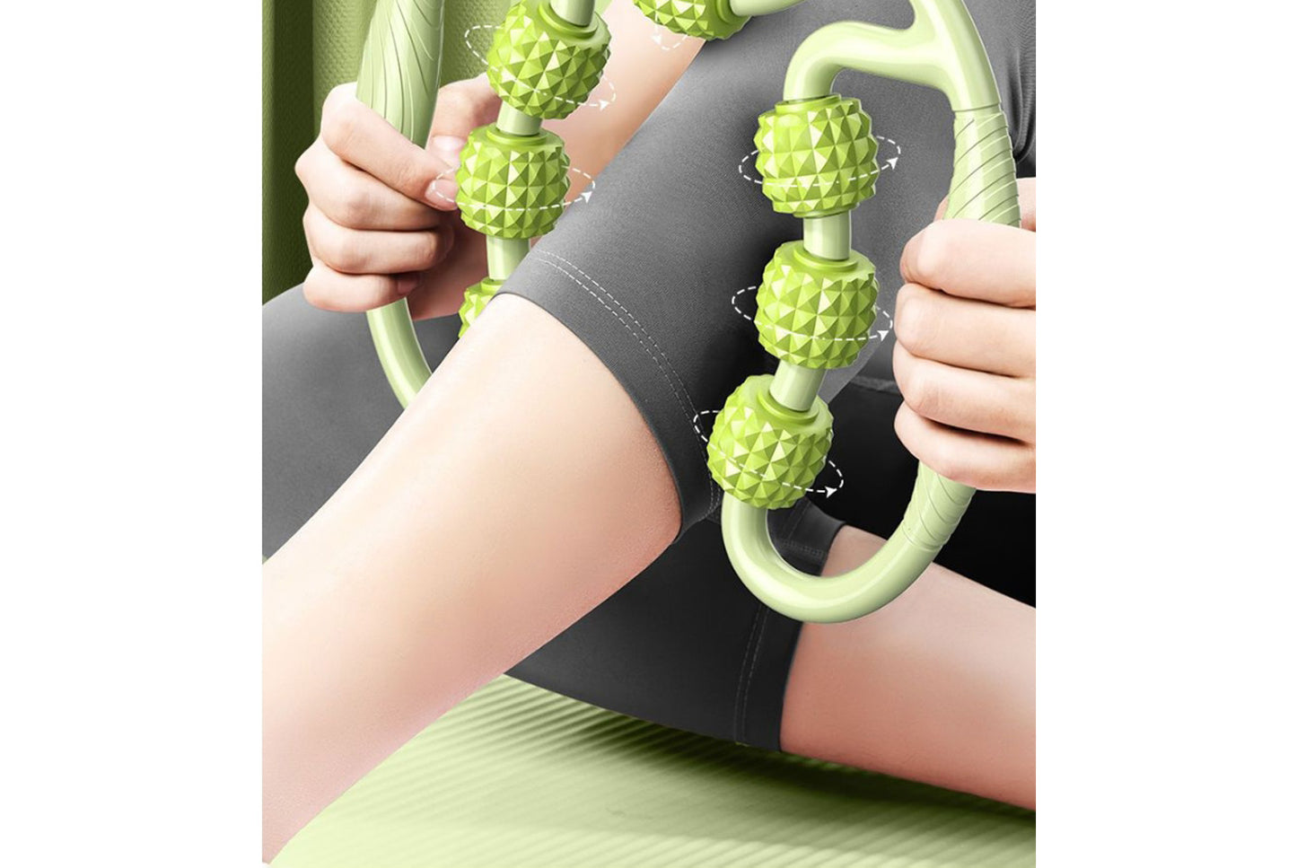 **Circular Leg Massager (360° Roller-Type Calf Relaxer)**