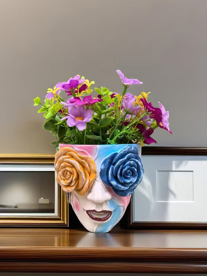 Rose Face Planter – Modern Artistic Decor for Home & Garden