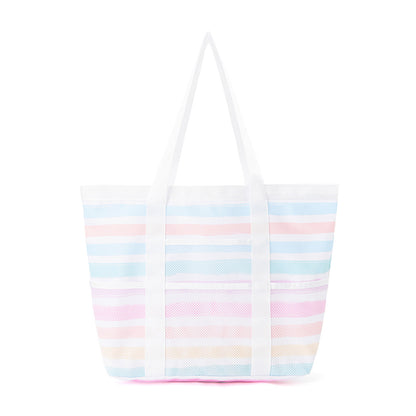 Hollow mesh beach bag