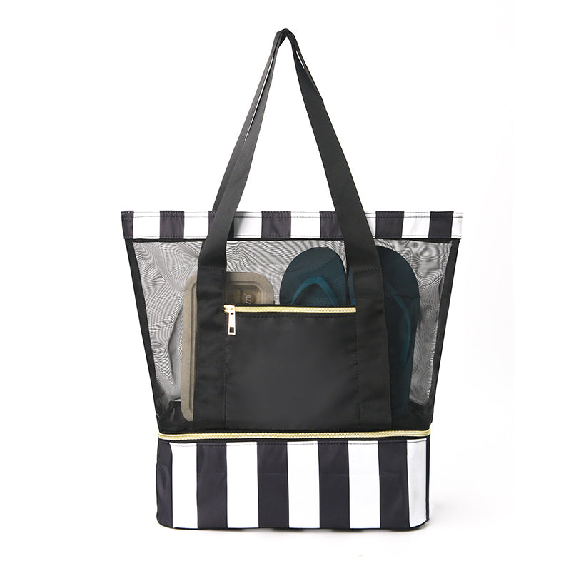Double-layer large-capacity beach bag
