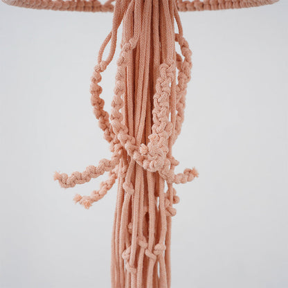 Handmade cotton rope woven jellyfish pendant